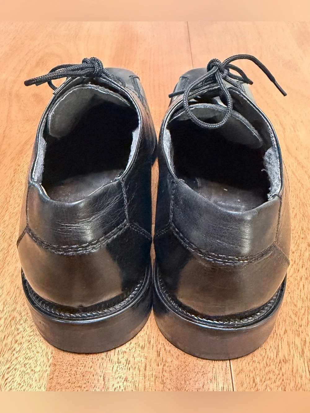 Stacy Adams - Men’s Oxford Square Toe Dress Shoes | Black Leather | Size 9.5